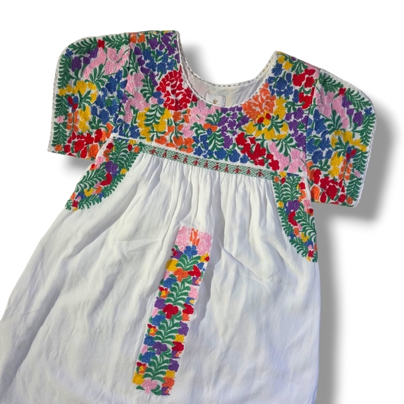 J.Marie Carmen Embroidered Floral Tunic Dress XS - Picture 11 of 16